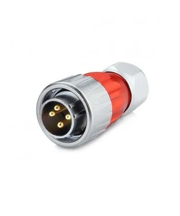 DH-20-C04PE-03-001 4-Pin Su Geçirmez Konnektör - Erkek