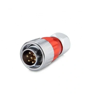 DH-20-C07PE-03-001 7-Pin Su Geçirmez Konnektör - Erkek