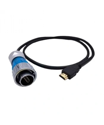DH24-HDMI-MP-MP-1M-001 Su Geçirmez HDMI Erkek Konnektör - 1M Kablo