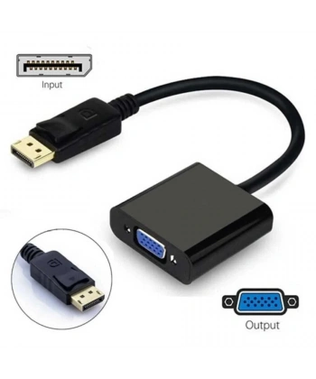 Display Port - VGA Çevirici Dönüştürücü Adaptör