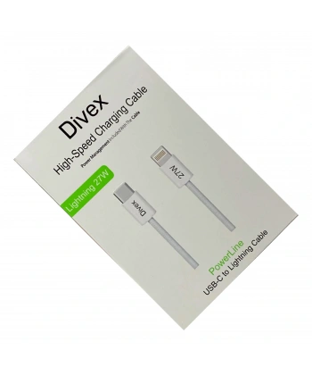 Divex 27W Type-C to Lightning Yüksek Hızlı Şarj Kablosu DC-214