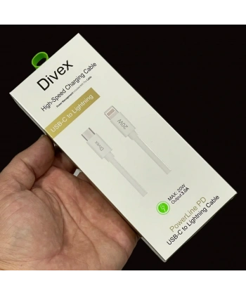 Divex 3.0A 20W Type-C to Lightning Hızlı Şarj Data Kablosu DC-142