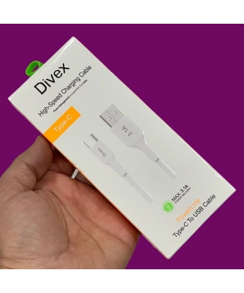 Divex 3.1A Type-C Hızlı Şarj Data Kablosu DC-112