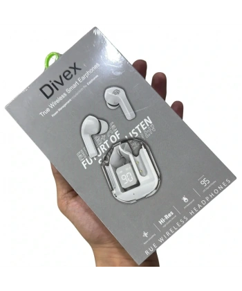 Divex Kablosuz Akıllı Bluetooth Kulaklık Hi-fi Kalite Beyaz DB-526