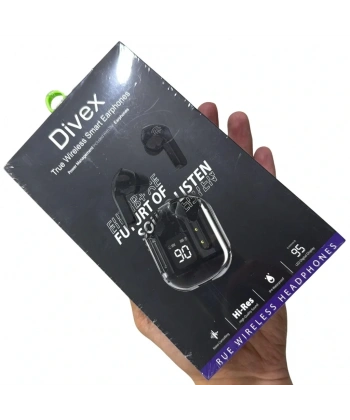 Divex Kablosuz Akıllı Bluetooth Kulaklık Hi-fi Kalite Siyah DB-526