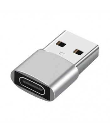 Divex Type-C Dişi USB3.0 Erkek OTG Adaptör Çevirici Gri DC-178