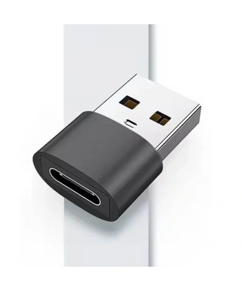 Divex Type-C Dişi USB3.0 Erkek OTG Adaptör Çevirici Siyah DC-178