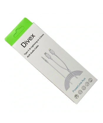 Divex Type-C - Lightning to 3.5mm Aux Stereo Kablo DA-168