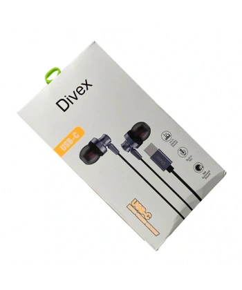 Divex Type-C (USB-C) Stereo Kulakiçi Kulaklık DH-280