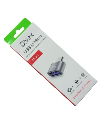 Divex Usb to Micro OTG Micro Konnektör Gri DO-180