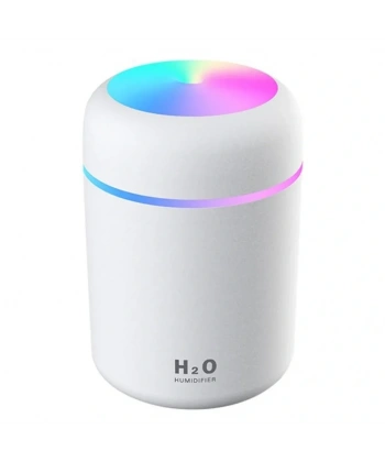 Divex Renkli Led Işıklı Hava Nemlendirici USB Colorful Humidifier Beyaz H-17
