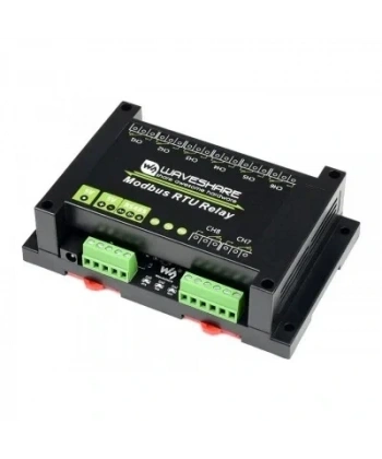 Endüstriyel 8 Kanallı Modbus RTU Röle Modülü - RS485 Arayüzü
