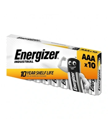 Energizer Industrial AAA Alkalin İnce Kalem Pil (10 adet)