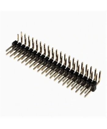 Erkek Pin Header 2X20 Pin Male 2.54mm 90° Çift Sıra