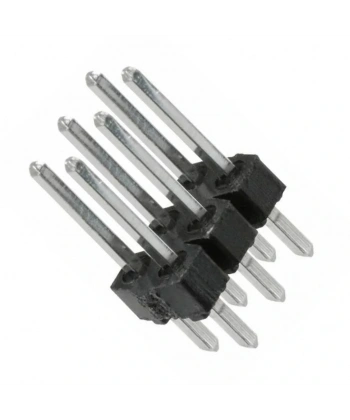 Erkek Pin Header 2x3 Pin (6Pin) 12 mm 2.54mm 2x3 180° İki Sıra
