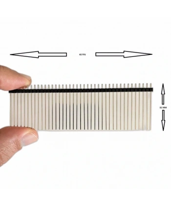 Erkek Pin Header 40 Pin 32 mm 2.54mm 1x40 180° Tek Sıra