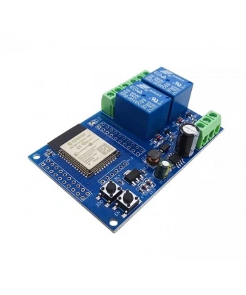 ESP32-WROOM-32E 2 Kanal Röle Modülü