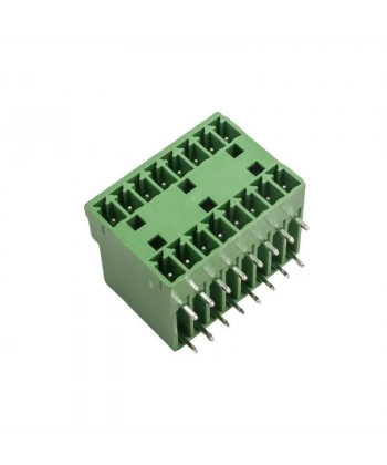 F83-3.5-8P 2x8 Pin 3.5mm 90C Geçmeli Çift Erkek Klemens