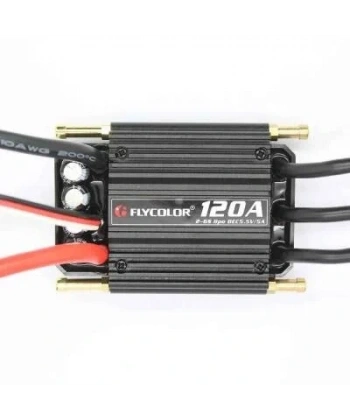 Flycolor Waterproof 120A 2-6S Brushless ESC 5.5V/5A BEC