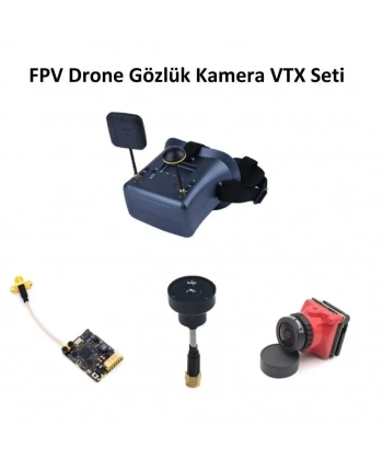 FPV Drone Gözlük Kamera VTX Seti