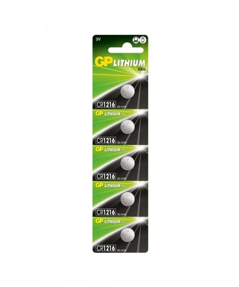 GP CR1216 3V Lityum Para Pil 5li Blister