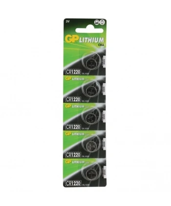 GP CR1220 3V Lityum Pil 5li Blister