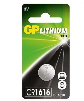 GP CR1616 3V Lityum Pil Tekli Paket