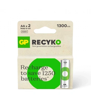 GP Recyko 1300 mAh 2li Şarjlı AA Kalem Pil