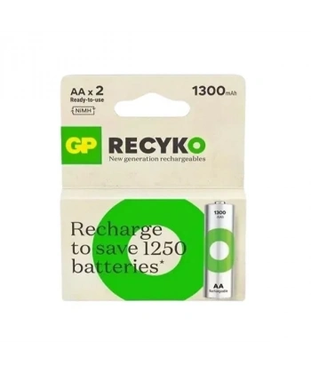 GP ReCyko+ 2li 1300mAh AA Şarj Edilebilir Pil