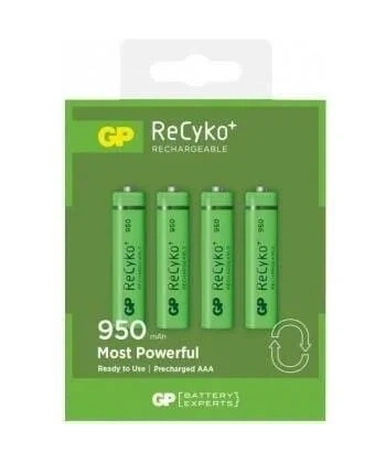 GP ReCyko+ 4lü 950mAh AAA Şarj Edilebilir Pil