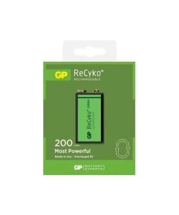 GP ReCyko+ 9V 200mAh Şarj Edilebilir Pil