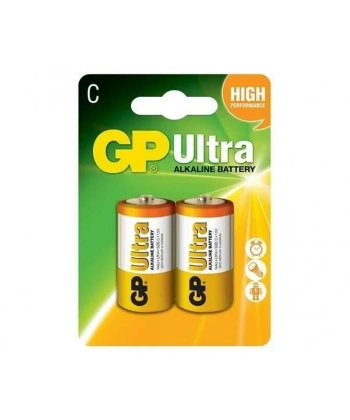 GP Ultra 2li LR14 C Size Alkalin Pil - GP14AU