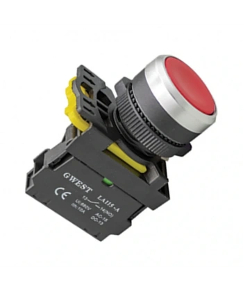 Gwest A5-01 22mm Kırmızı Yaylı Buton 1NC