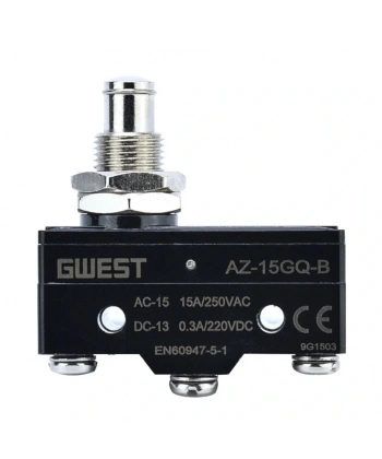 Gwest AZ-15GQ-B Kalın Kısa Metal Pimli Mikro Switch 15A 1NO + 1NC
