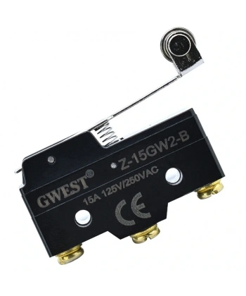 Gwest AZ-15GW2-B Uzun Palet Metal Makaralı Mikro Switch 15A 1NO + 1NC