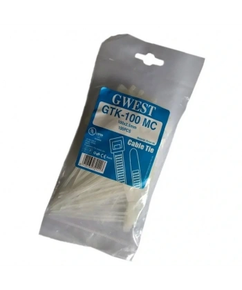 Gwest GTK-100MC 100x2.5mm Etiketli Kablo Bağı 100 Adet