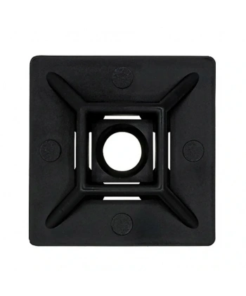Gwest HW-3AB 19x19mm Yapışkanlı Kroşe Siyah 100 Adet