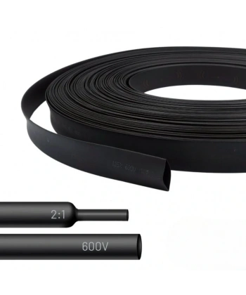 Gwest Woer Isı İle Daralan Makaron Siyah Çap:3mm 200 Metre