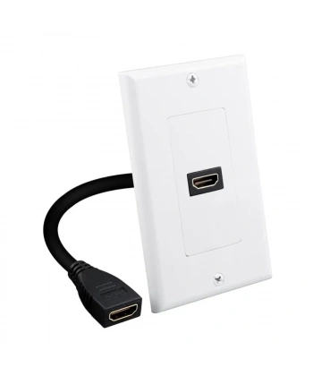 HDMI 2,0 Duvar Tipi Kablolu Konnektör
