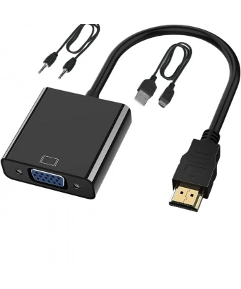 Hdmi - VGA Çevirici Dönüştürücü Adaptör