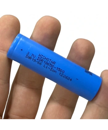 Highstar 18650 3.7V 1500 mAh Li-ion Şarj Edilebilir Pil