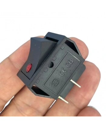 IC-104D 220V Geniş Nokta Işıklı Anahtar ON-OFF