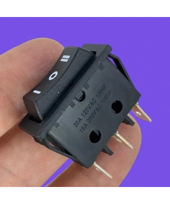 IC-117 Dar Işıksız Yaylı Anahtar MOM-OFF-MOM 3P