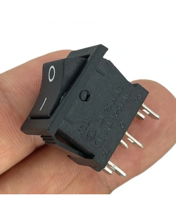 IC-121-6 Mini Işıksız Anahtar ON-OFF 6P