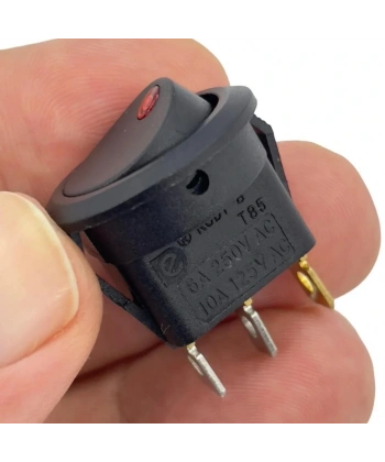IC-132 Yuvarlak Nokta Işıklı Anahtar On-Off 3P