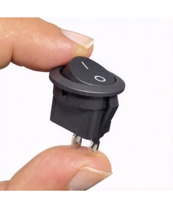 IC-133 Yuvarlak Işıksız Devre Anahtarı On-Off 2P