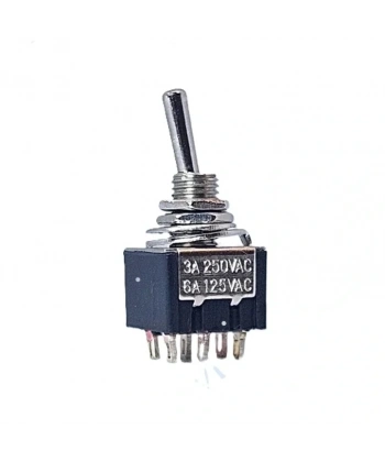 IC-146 Toggle Switch Yaylı Off-Mom 6P Ø6mm MTS-212