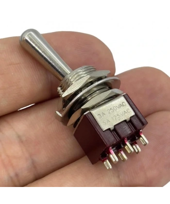 IC-148G Toggle Switch On-Off 12mm 6P MTS-202L
