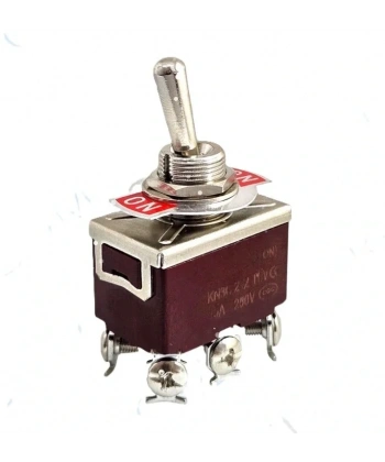 IC-158A Toggle Switch Off-Mom 15A 6P Ø12mm KN3C-212