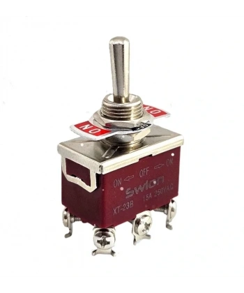 IC-158S SWION Toggle Switch On-Off-On 15A 6P Ø12mm XT-23B